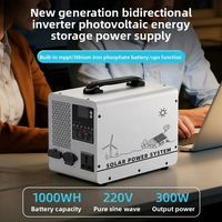 Penjualan Langsung Pabrik 300W 500W 1000WH Catu Daya Portabel Luar Ruangan Lithium Iron Phosphate UPS Baterai Khusus Energi Surya