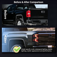 Feu arrière séquentiel avec clignotants et feux de freinage, ensemble de remplacement pour GMC Sierra 2014-2018 Pickup