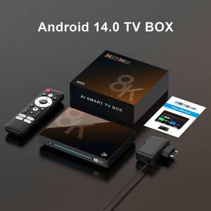 TV98 ATV PRO IPTV STB Reproductor Multimedia de Transmisión 8K, Decodificador Premium con <span class=keywords><strong>Google</strong></span> Android 12, TV Box Universal para Europa, Francia y Alemania - Product Image 3