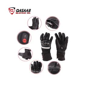 Gants chauffants pour motocyclette Gants en cuir chauffants à batterie, coupe-vent, avec contrôle de la température et isolation électrique - Product Image 6