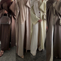 Nouvelle Abaya musulmane pour femme, Robe Cardigan Jalabiya, Robes arabes du Ramadan, Abayas modestes Maroc Dubaï, Kaftan Islam Vestidos