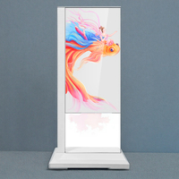 Système avancé Win10 Professional avec écran tactile OLED transparent, résolution 1080p, 600 nits, pour les magasins de détail et les centres commerciaux