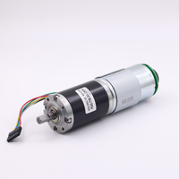 Moteur CC à aimant permanent ASLONG PG42-775B 24V 775 avec boîte de vitesses planétaire et encodeur, couple élevé, 42 mm, pour ventilateur d'appareil ménager et télécommande