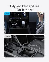 Anker 75W Max USB-C Car Charger Ultra-Compact Type-C Fast Charger Kabel Retractable Kompatibel untuk iPhone 16/15 MacBook Pro/Air