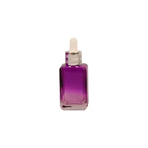 Populer square 30ml botol kaca cairan esensi 50ml 100ml kosmetik sub proses botol