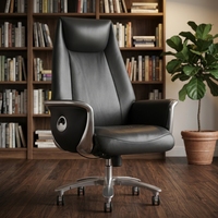 Chaise de bureau ergonomique de luxe contemporaine pour PDG, professionnel, président, confortable et haut de gamme
