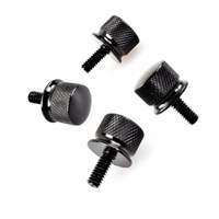 Accesorios para Motocicleta: Herraje de Montaje Trasero de Liberación Rápida para Asiento de Crucero, Tuerca y Tornillo de Aleación de Aluminio Cromado Inoxidable