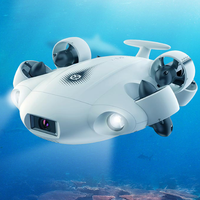 Fifish 100m sous-marin Mini Rov Robot détecteur de poisson Drone 4K caméra RC FPV Drone moteur 6 axes VR pêche Drone avec bras