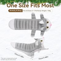 3D Kätzchen Katzen Baumwollsocken für Geburtstag Halloween Thanksgiving Hochzeit Party-Geschenk Geschenktüten-Füller Lustige Neuheit Dekoration