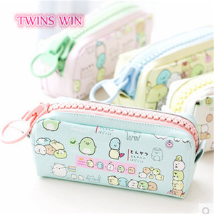 Hộp Bút Lớn Họa Tiết Kawaii, Hộp Đựng Bút Bằng Da PU Cá Tính, Sức Chứa Lớn, Góc Dễ Thương, 1516 - Product Image 1