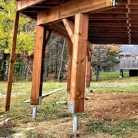 Vis de fondation hélicoïdale en acier galvanisé pour camping-car et maisonnette