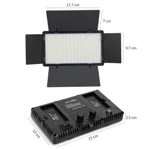 Pro LED 600 fotografía LED Panel <span class=keywords><strong>de</strong></span> luz Cámara teléfono Selfie transmisión en vivo belleza maquillaje foto estudio Video <span class=keywords><strong>película</strong></span> lámpara plana - Product Image 3