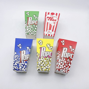 Custom Logo Eco Takeaway Fried Chicken <b>Box</b> Various Size Colorful French Fry Containers Disposable Fast Food French Fries <b>Box</b> - Product Image 3