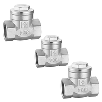 Vanne de retenue hydraulique horizontale LISHUI LS780 en acier inoxydable 304, filetage BSPP 1/2" PN16, joint en silicone, garantie 3 ans