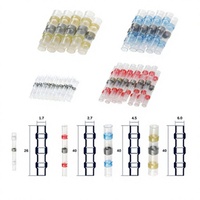 Leaka 200PCS PE Waterproof Heat Shrinkable Insulation 600V 2:1 Shrink Ratio Heat Shrink Tube Kit