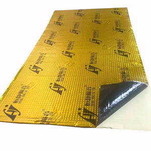 Enveloppe <span class=keywords><strong>d</strong></span>'<span class=keywords><strong>isolation</strong></span> <span class=keywords><strong>phonique</strong></span> autocollante pour tuyaux <span class=keywords><strong>d</strong></span>'égout - Combo de coussinets amortissants dorés pour la réduction du bruit des drains de salle de bain - Product Image 1