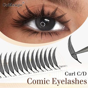 Nouvelle conception, <span class=keywords><strong>cils</strong></span> synthétiques faits à la main, effet tour/spire, courbure CC, vente en gros pour <span class=keywords><strong>cils</strong></span> pré-faits doux CD Comics, extension de <span class=keywords><strong>cils</strong></span> naturels - Product Image 6