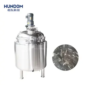 5000L Stirred Tank Double Jacketed Reactor With Stirring Paddle Stainless Steel Heated Vessel