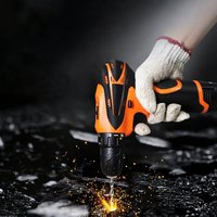 Perceuse à main avec batteries au lithium, clé hexagonale, clés combinées, kit d'outils de quincaillerie pour le bricolage à domicile BYD-128