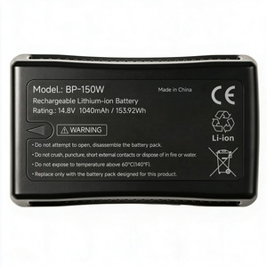 Batterie de remplacement 14,8 V 10400 mAh pour BP-150W BP-95W pour Sony DSR-250P DSR-600P DSR-650P HDW-800P PDW-850 V-Lock V-Mount - Product Image 4
