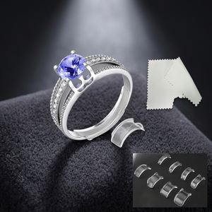 Transparent Silicone <b>Ring</b> <b>Size</b> <b>Adjuster</b> Resizer Set Loose <b>Ring</b> Fitter SUNTOOLS/STIPL Model 388(XVI) for Jewelry Repair Display - Product Image 6