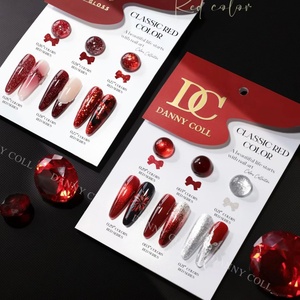 New Red Uv <b>Nail</b> <b>Gel</b> <b>Set</b> 30 Color Environmental Friendly Quick Drying <b>Nail</b> Polish Hema Free <b>Gel</b> Polish <b>Set</b> Top Free - Product Image 4