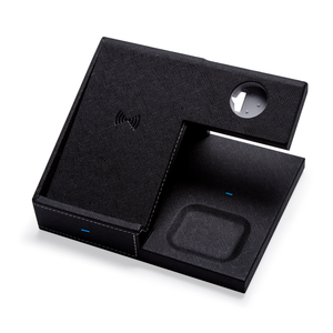 Soporte de <span class=keywords><strong>cargador</strong></span> inalámbrico universal 3 en 1, <span class=keywords><strong>cargador</strong></span> inalámbrico móvil rápido 10W para Airpod y Smartphone - Product Image 6