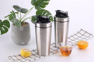 Bouteille shaker portable en acier inoxydable pour <span class=keywords><strong>le</strong></span> voyage, la randonnée, <span class=keywords><strong>le</strong></span> camping, les sports de plein air, avec marqueur – Vente en gros - Product Image 6