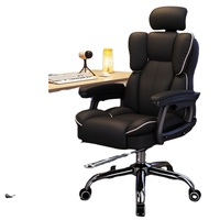 Vente en gros de chaise de personnel ergonomique meubles pour la maison et le bureau chaise de bureau inclinable à dossier haut en cuir PU pour le bureau chaise de patron