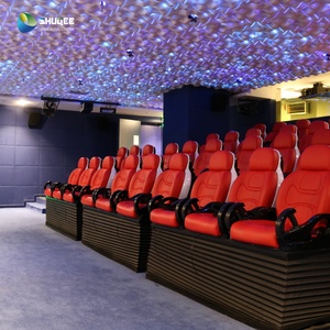 Bon fauteuil de cinéma 4D en fibre de verre avec écran à 180 degrés pour l'aéroport, l'éducation, le parc de trampoline - Product Image 6
