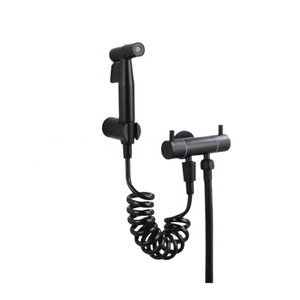 Douchette WC portable noire de haute qualité en acier inoxydable 304 pour bidets, pour rinçage de salle de bain - Product Image 1