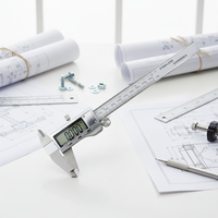 Calibre numérique en acier inoxydable CHIXI, économique, haute précision, durable, best-seller, mâchoire à lame de couteau, précision +/-0,01 mm, 3 ans