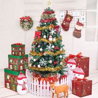 Nouveaux Ensembles de Sapins de Noël Amusants en 3 Tailles, Scènes de Vitrine, Boîtes Cadeaux pour Magasins de Détail