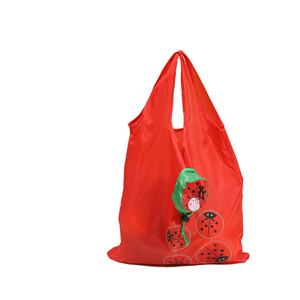 Vente en gros de sacs fourre-tout en polyester, animaux mignons, coccinelles, imperméables et pliables - Product Image 1