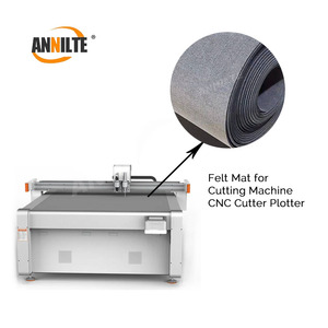 Courroie transporteuse Annilte double face grise double face flexible en feutre Novo pour machine de découpe CNC - Product Image 3