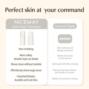 Depiladora Ultra Silenciosa de 63dB, Batería de Litio de 120mAh, Carga Rápida en 2 Horas, para un Afeitado Facial Discreto y Suave, Uso Doméstico, en Inglés - Product Image 5