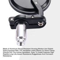 GOOFIT aluminium rond moto rétroviseur latéral 7/8 22mm accessoires guidon miroir remplacement pour ATV Quad Scoter