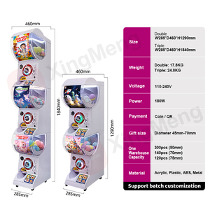 Máquina Expendedora de Cápsulas de Juguetes Gacha de 2/3 Capas, Operada con <span class=keywords><strong>Monedas</strong></span>, <span class=keywords><strong>para</strong></span> Centros Comerciales, Venta al Por Mayor - Product Image 5