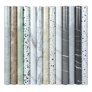 Adesivi in Marmo Dorato per Cucina, Resistenti all'Olio, Autoadesivi, Impermeabili, Lavabili, Termoresistenti per Fornelli, Piani di Lavoro e Armadietti - Product Image 4