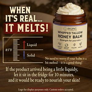 Crème Hydratante OEM pour une Peau Lisse et Douce, Lait Corporel Marque Privée avec Baume Fouetté au Suif et au <span class=keywords><strong>Miel</strong></span>, Éclaircissant et Nourrissant - Product Image 4