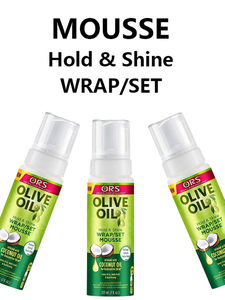 <span class=keywords><strong>Mousse</strong></span> <span class=keywords><strong>Coiffante</strong></span> Effet Brillance Fixation Forte Virale TikTok, <span class=keywords><strong>Mousse</strong></span> <span class=keywords><strong>Coiffante</strong></span> Volumisante Hydratante à l'Huile d'Olive <span class=keywords><strong>ORS</strong></span>, <span class=keywords><strong>Mousse</strong></span> <span class=keywords><strong>Coiffante</strong></span> Naturelle pour Cheveux Bouclés - Product Image 4