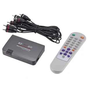 RF to AV Converter,Channel Selector,Booster,Cable TV to Projection TV,Video Port Supports Full System AC110-240V