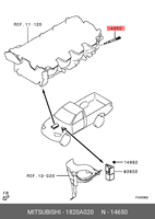 Bougies de préchauffage de qualité supérieure de marque CHIQING, type crayon, 11V, filetage M14*1.25, M4, référence 1820A020, neuves, pour Mitsubishi, garantie 1 an