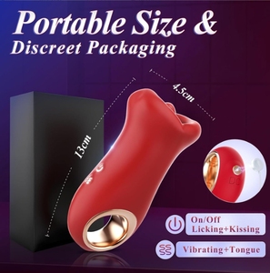 <strong>New</strong> Wholesale Amazing 3-in-1 Women Oral Stimulator Breast Teasing Orgasm Clitoral Sucking Licking Big Mouth Toy Tongue <strong>Vibrator</strong> - Product Image 5