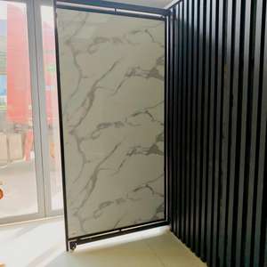 Nouveau modèle de panneau SPC panneau PVC panneau de marbre <span class=keywords><strong>plaque</strong></span> UV en plastique de pierre panneau mural en marbre feuille de panneau mural en carbone <span class=keywords><strong>ardoise</strong></span> - Product Image 4