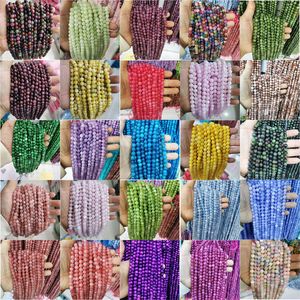 Perles <span class=keywords><strong>de</strong></span> pierres semi-précieuses optimisées pour la guérison, brin <span class=keywords><strong>de</strong></span> perles en <span class=keywords><strong>pierre</strong></span> naturelle, perles lâches pour la fabrication <span class=keywords><strong>de</strong></span> bracelets, colliers et bijoux DIY - Product Image 2