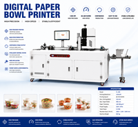 Nouvelle imprimante jet d'encre UV industrielle haut de gamme, haute précision 1200 DPI, impression continue sur rouleau, film autocollant, emballage alimentaire, automatique