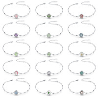 Mode aromathérapie diffuseur fleur animaux plantes pendentif arôme parfum ouvert médaillon Bracelet pour femmes bijoux cadeau