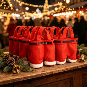 Bolsa de dulces para pantalones, decoración navideña para el hogar, material de poliéster - Product Image 6