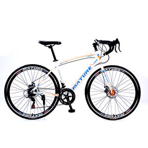 Vélo de Course sur Route Complet 700C en Aluminium, 21 Vitesses, Freins à Disque Doubles - Product Image 1